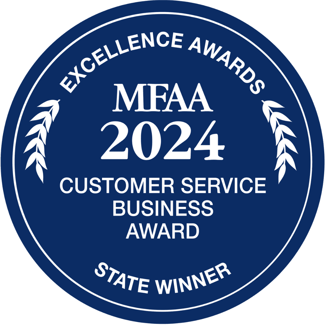 BEST CUSTOMER SERVICE BUSINESS SA STATE AWARD WINNER 2024 - MORTGAGE & FINANCE ASSOCIATION OF AUSTRALIA