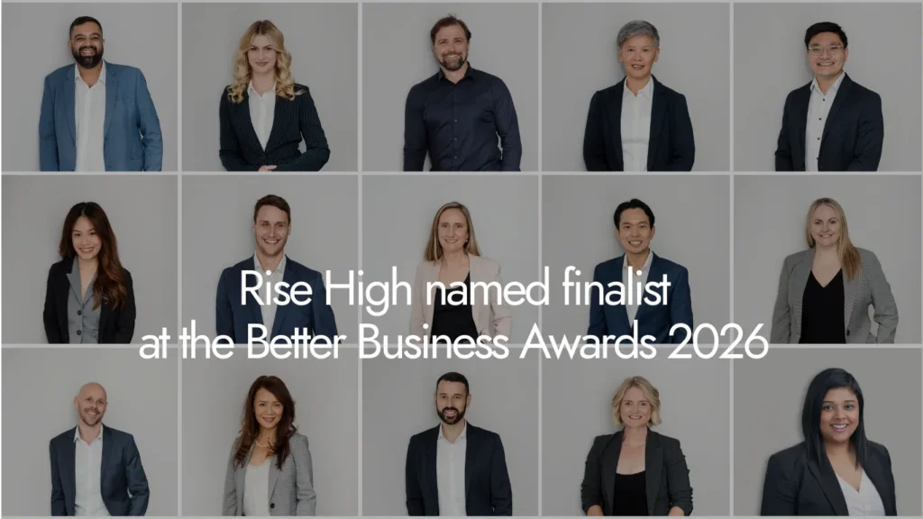 Rise High Team Better Business Award