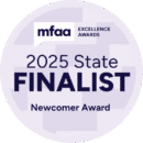 2025 State Finalist Newcomer Award Logo - MFAA Award